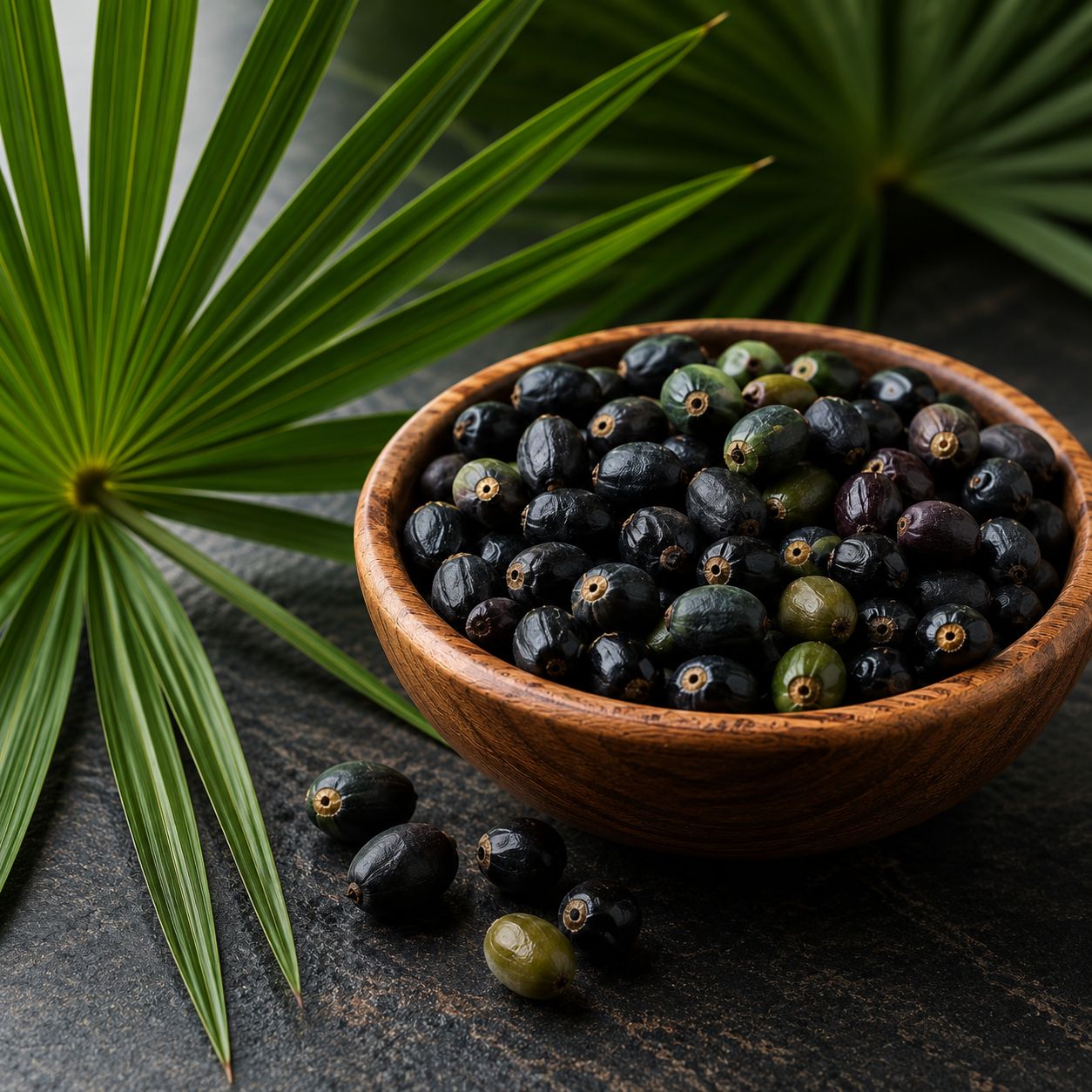 Saw palmetto Serenoa Serrulata - saw palmetto extract supplier, saw palmetto raw material, saw palmetto cosmetic ingredient